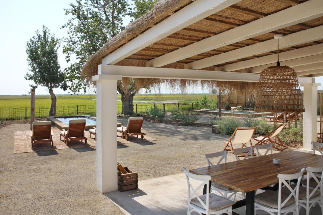 Villa Mas D'En Mas Camarles Exterior foto